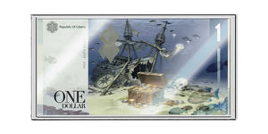 2026 Liberia The Kraken 1/10 oz .999 Silver Note - Captain’s Chest Bullion