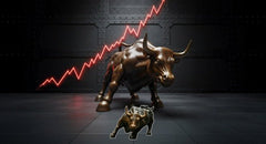 2026 Market Silver Bull Run 1g .999 Shaped Silver Bull in Card