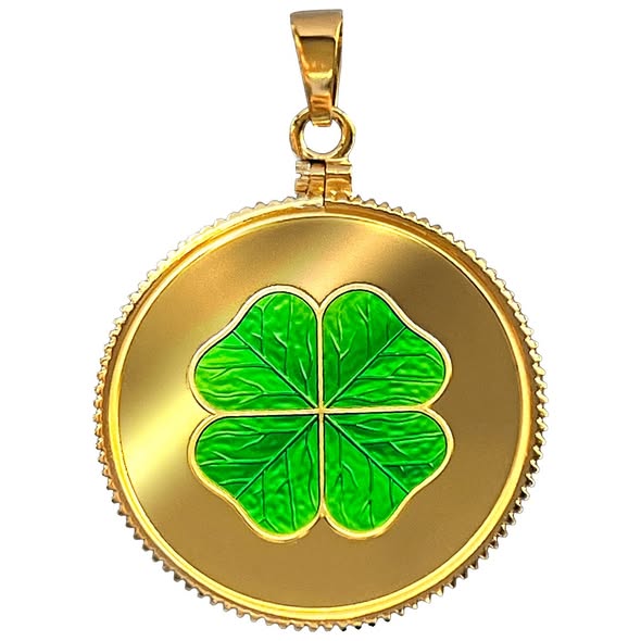 2026 Niue 10 g Clover Pendant .999 Silver Coin - Captain’s Chest Bullion