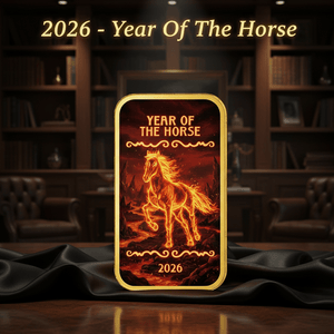 2026 Pamp Year of the Horse "Wildfire Edition" 1oz .999 Silver Bar - Captain’s Chest Bullion