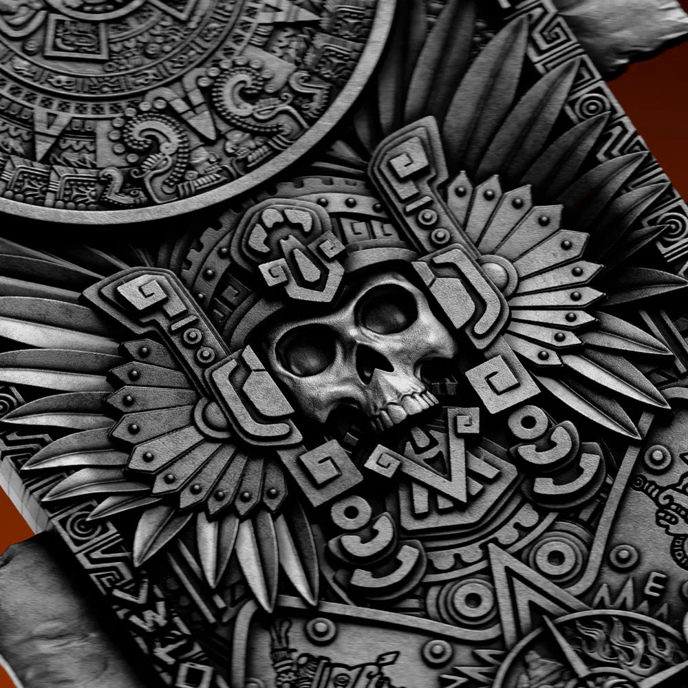 2026 Samoa Huitzilopochtli's Macuahuitl 2 oz Pure Silver Coin - Captain’s Chest Bullion