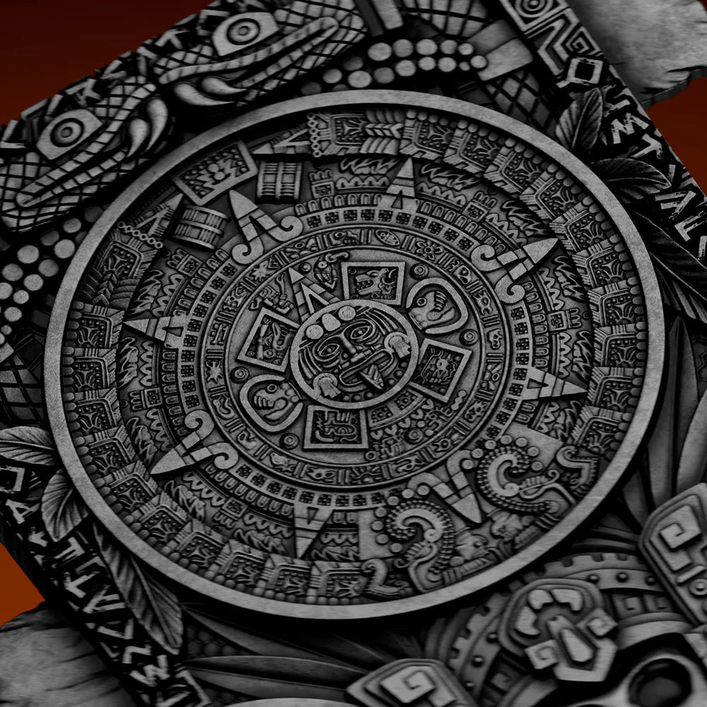 2026 Samoa Huitzilopochtli's Macuahuitl 2 oz Pure Silver Coin - Captain’s Chest Bullion