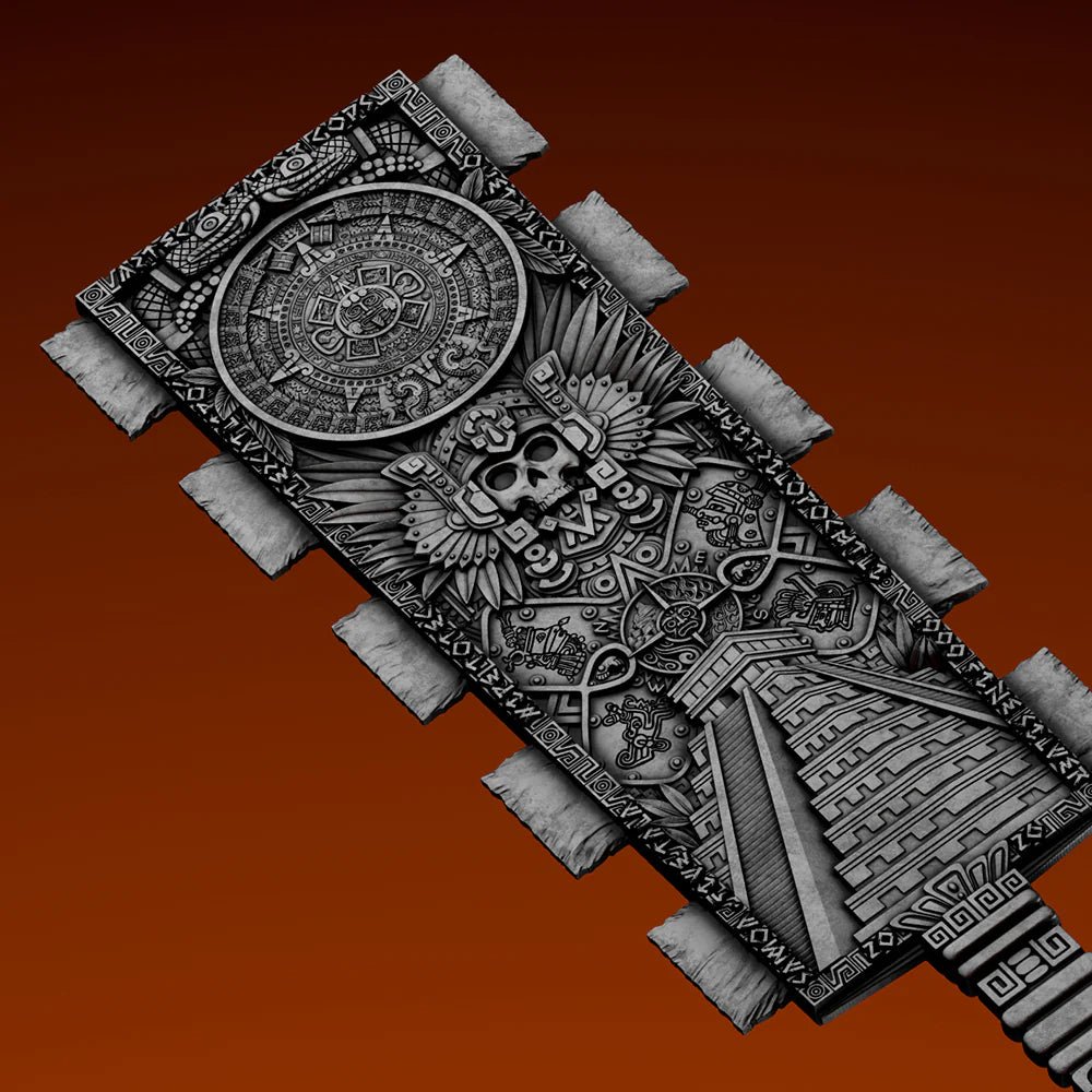 2026 Samoa Huitzilopochtli's Macuahuitl 2 oz Pure Silver Coin - Captain’s Chest Bullion