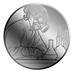 2026 The Residue 1/1000 oz .999 Palladium Coin in Card - Captain’s Chest Bullion