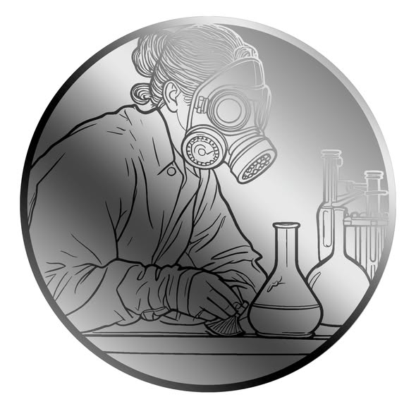 2026 The Residue 1/1000 oz .999 Palladium Coin in Card - Captain’s Chest Bullion