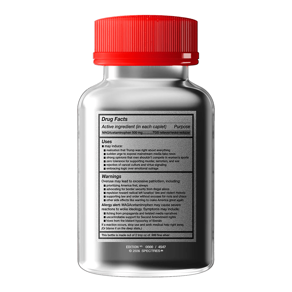 2026 Trumpenol Extra Strength Colorized 2oz .999 Silver Medal - Captain’s Chest Bullion