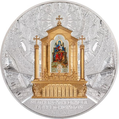 Armenia 2020 30100 Dram  Holy Etchmiadzin Cathedral 1 kg Silver Coin