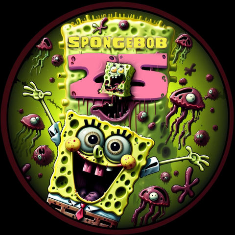 2024 Tuvalu Spongebob Squarepants 25th Anniversary Happy Halloween 1oz Colorized Coin Presale