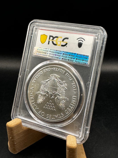 2021-S FDOI PCGS MS70 Silver Eagle .999 Silver Coin