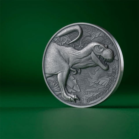 2024 2oz Tyrannosaurus Rex Series: Lost World .999 Silver Coin