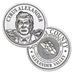 CYRUS ALEXANDER – 2 TROY OUNCE – 50MM – LIMITED MINTAGE: 5,000