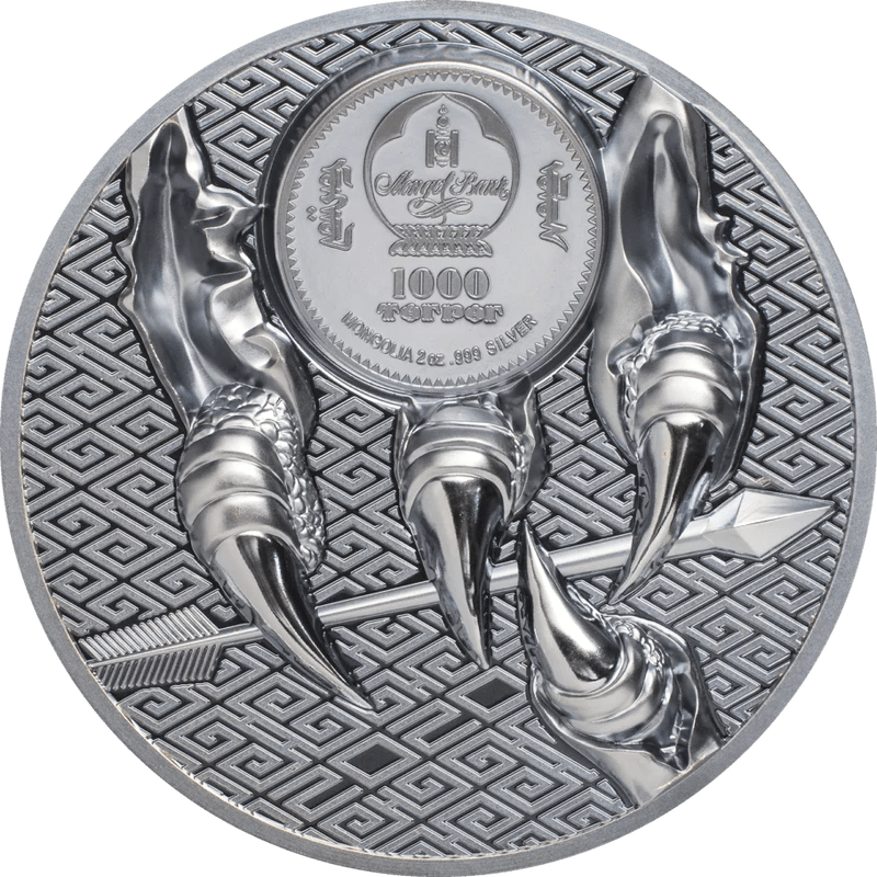 Majestic Eagle Silver 2 oz Black Proof smartminting© Ultra High Relief 1000 TOGROG