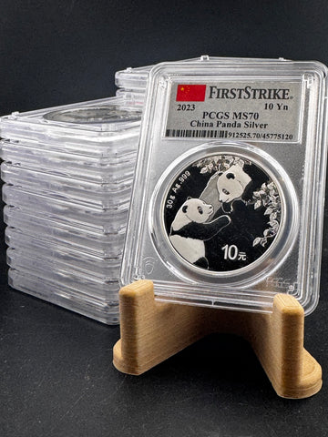 2023 PCGS MS-70 China Panda 30 gram .9999 Silver Coin