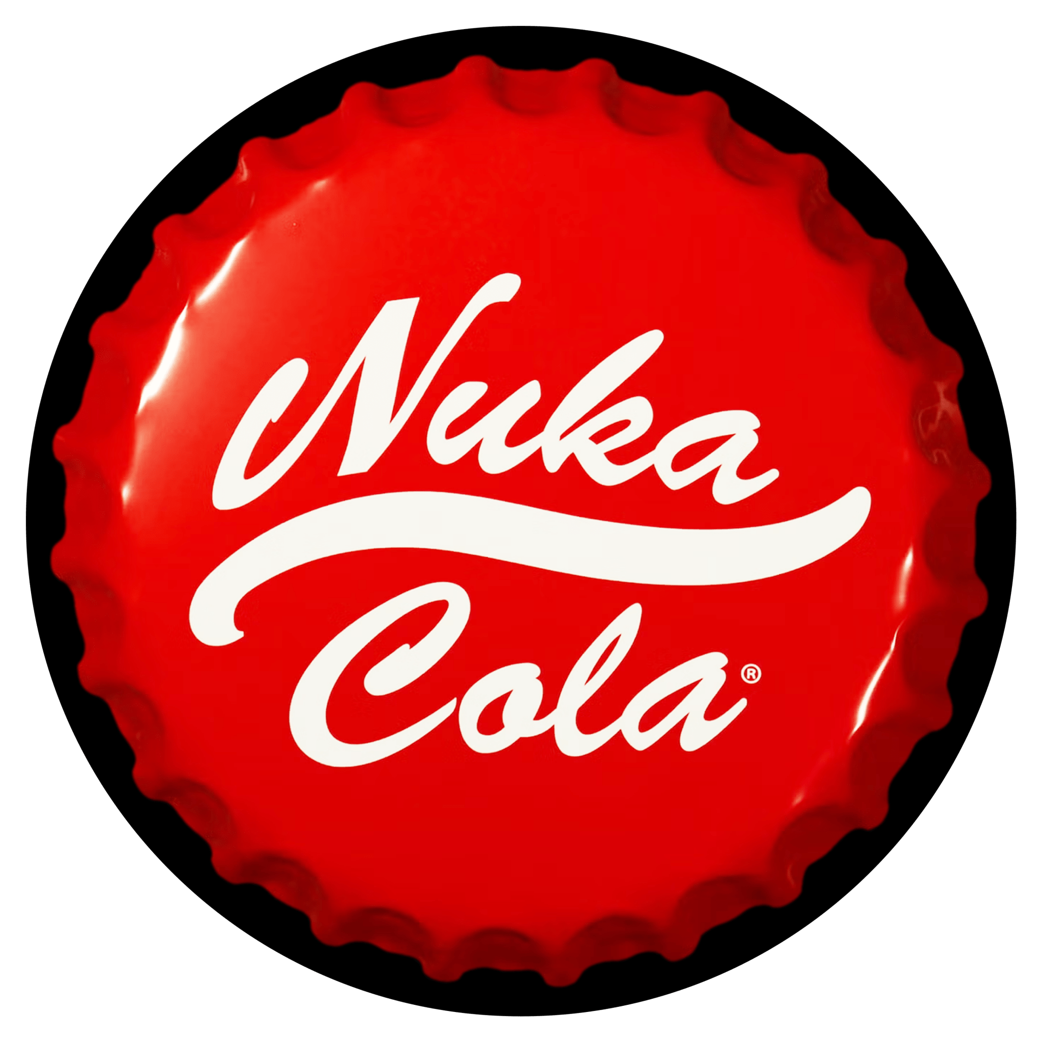 2024 Nuka-Cola Fallout Caps 1oz color .999 Silver Round