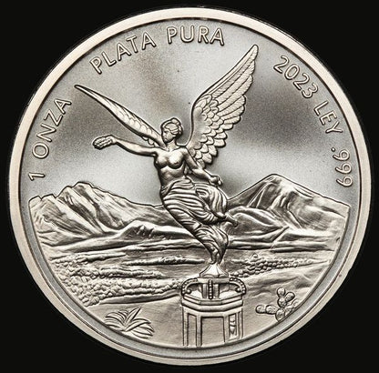 2023 Mexico "Dos Angeles" Libertad Tribute 1 oz Silver Medal (999 Mintage)