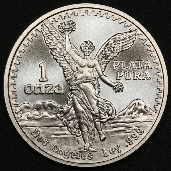 2023 Mexico "Dos Angeles" Libertad Tribute 1 oz Silver Medal (999 Mintage)