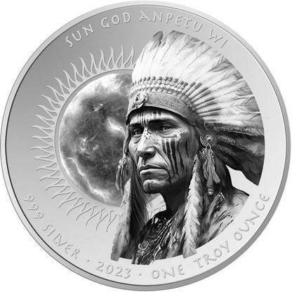 2023 Sioux Nation Sun God Anpetu 1 oz Silver Coin