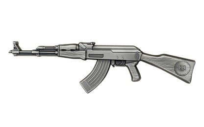 2024 Chad 10,000 Francs 2-oz Silver AK-47 Rifle Antiqued Coin Presale