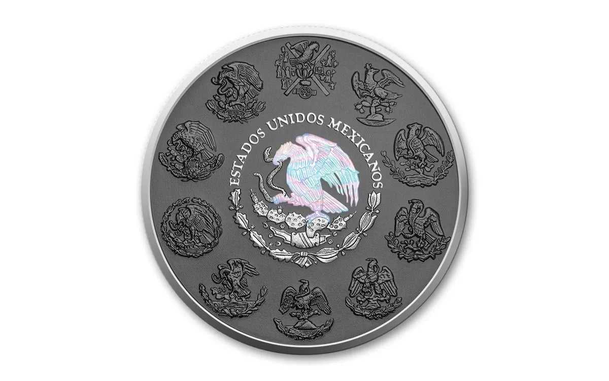 2023 Mexico 1oz .999 Silver Libertad Silver Ring Holo Edition Coin