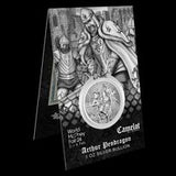 Arthur Pendragon 1oz 999 Fine Silver World Money Fair Edition Special 1st 200