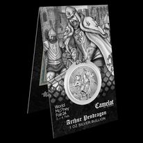 Arthur Pendragon 1oz 999 Fine Silver World Money Fair Edition Special 1st 200