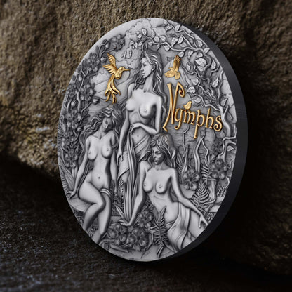 2024 2 oz Nymphs  Antique and Gold Gilding