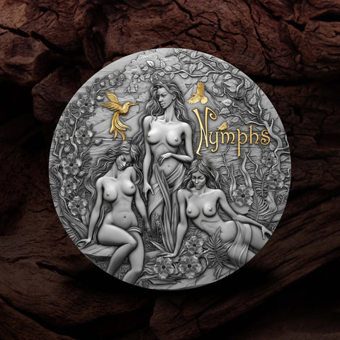 2024 2 oz Nymphs  Antique and Gold Gilding