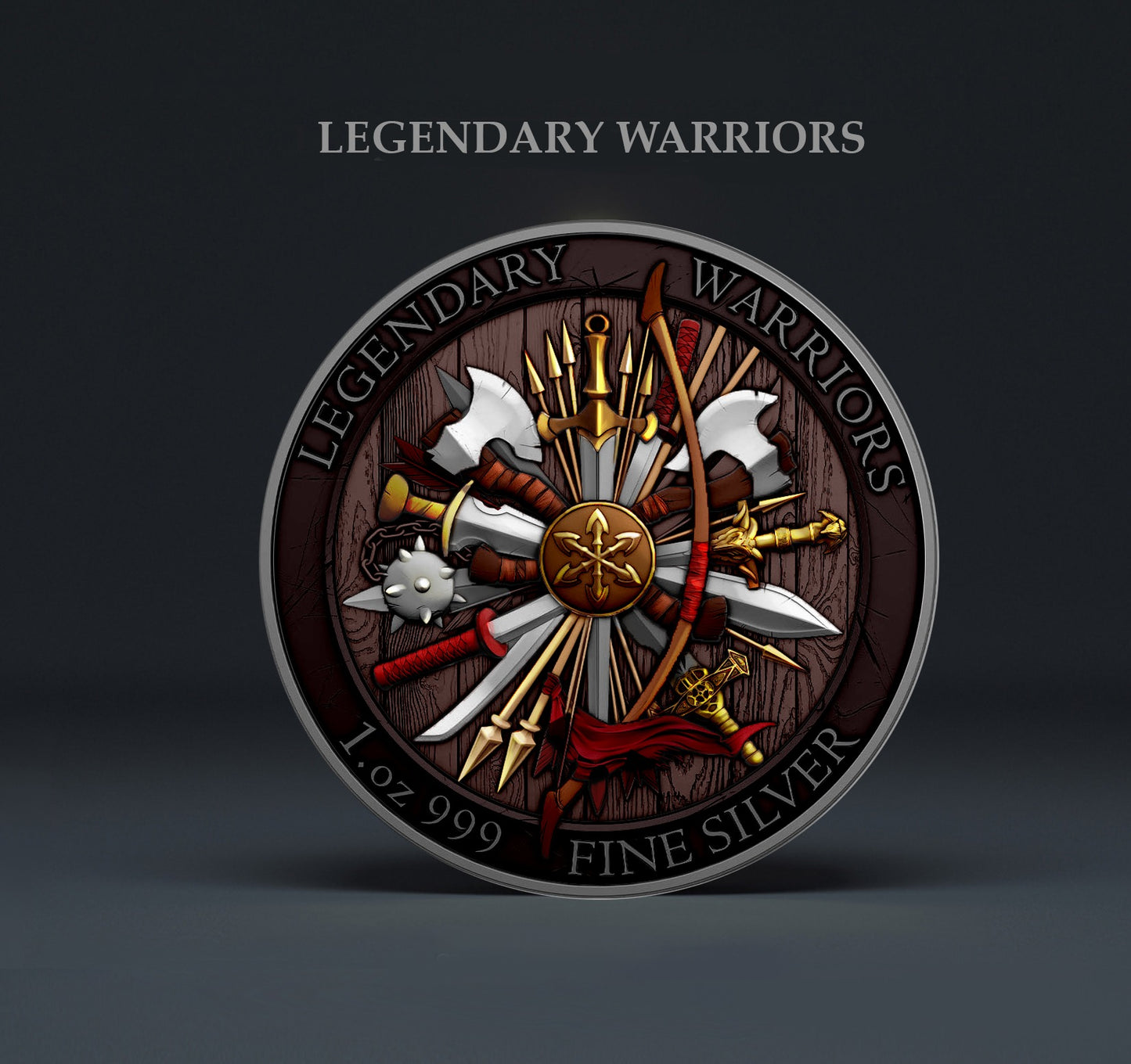 2025 Legendary Warriors Hannibal 1oz .999 Silver Colorized Round