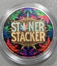 1 oz Cheech and Chong Colorized .999 Color Silver Round
