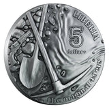 2025 Liberia 2oz .9999 Silver Coin California Gold Rush