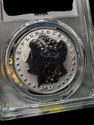 2024-S PCGS PR-70 Reverse Proof Morgan Silver Dollar Ultra-Breaks