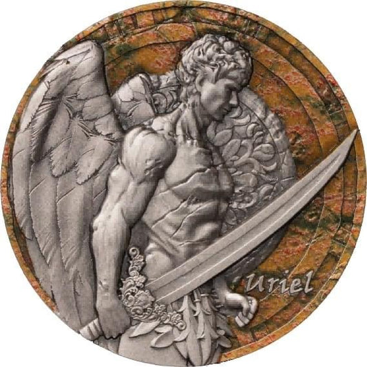 2024 Archangel Uriel 2oz Antique w/ select color & gilding