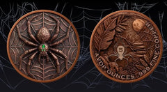 5 oz Glow in the Dark Spider Copper in Capsule