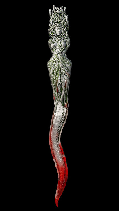 2025 Cameroon Antique Medusa Dagger 2 oz .999 Silver Coin