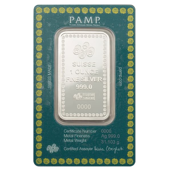 2025 Pamp Diwali Lakshmi & Rangoli 1oz .999 Silver in Assay