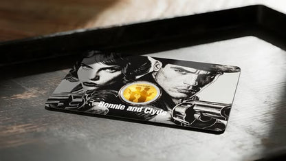 2025 Niue Bonnie and Clyde 1/1000 oz .9999 Gold Coin in Card