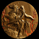 2025 Cameroon Four Horsemen Death 2 oz Gold Gilded Silver Coin