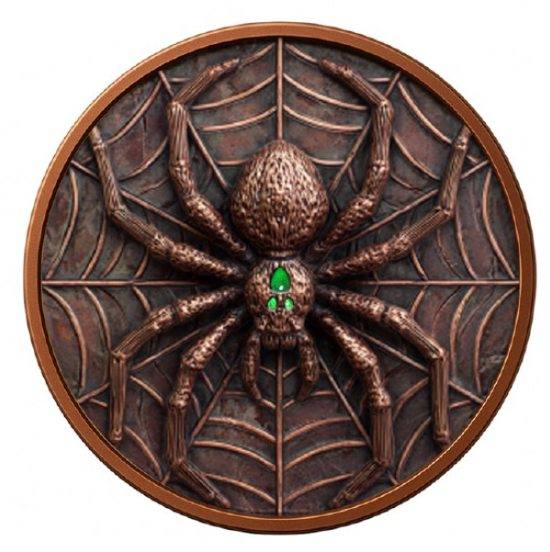 5 oz Glow in the Dark Spider Copper in Capsule