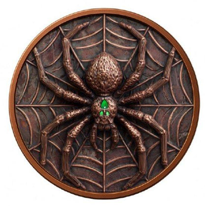 5 oz Glow in the Dark Spider Copper in Capsule