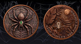 5 oz Glow in the Dark Spider Copper in Capsule