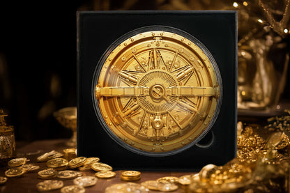 2025 Cameroon Gold Gilded Vault 2 oz Silver 1kg Copper Coin