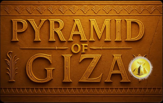 2025 Niue Pyramid of Giza 1/1000 oz .9999 Gold Coin in Card