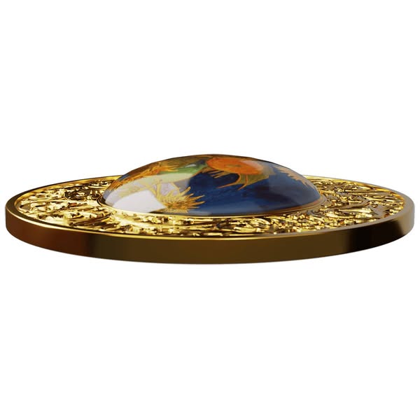 2025 Cameroon 17.5 g Vincent Van Gogh Sunflowers