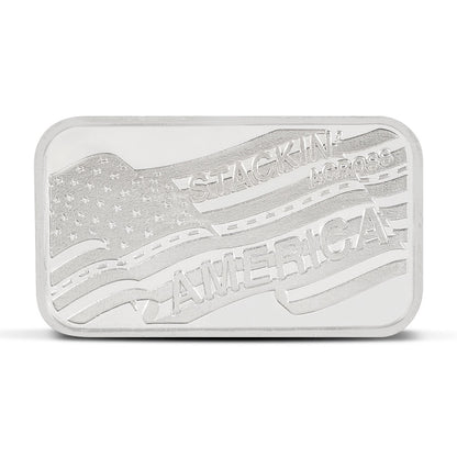 North Dakota License Plate .999 Fine Silver Bar 1oz