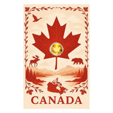 2025 Niue Maple Leaf 1/1000 oz .9999 Gold Coin in Card
