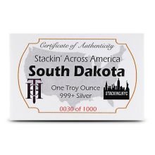 South Dakota License Plate