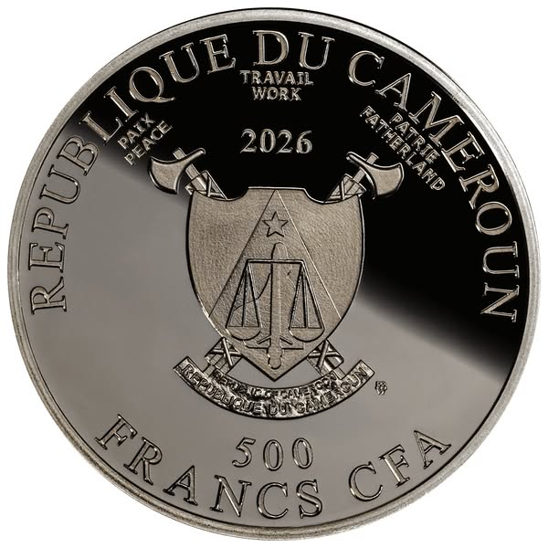 2026 Cameroon 14.14 g Year of the Horse Ruthenium