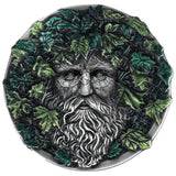 2025 Nuie 2oz Antique and Colorized The Forest Guardian .999 Silver Coin