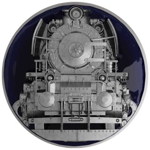 2025 Cameroon Antique Steam Train 2 oz Silver 11.5 oz Copper Coin