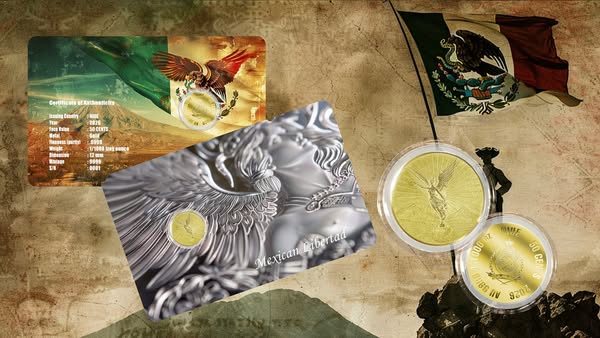 2026 Niue Libertad 1/1000 oz .9999 Gold Coin in Card